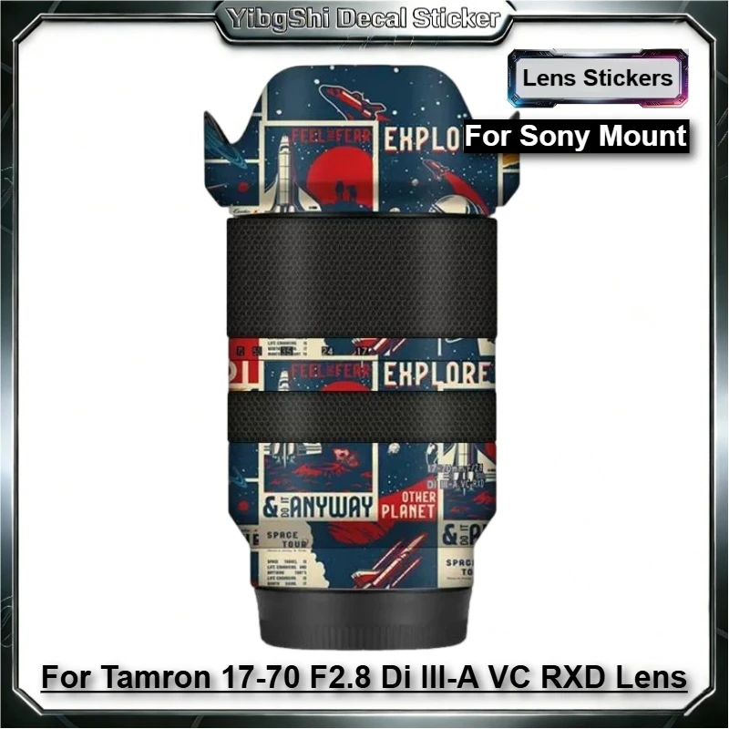 Protector de Lente para Tamron 17-70 F2.8 Di III-A VC RXD para Montura Sony, Adhesivo Protector de Cuerpo de Lente, Antiarañazos