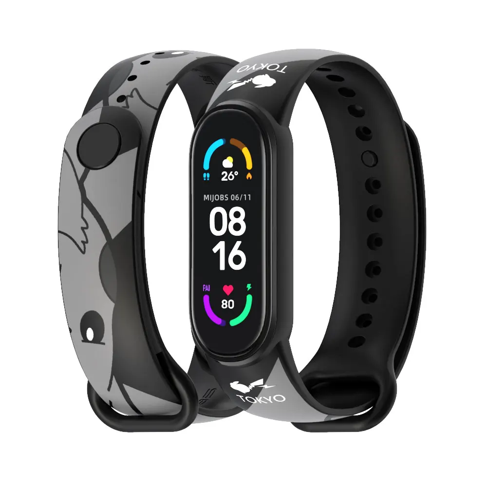 حزام ل شاومي Mi الفرقة 7 6 5 4 3 معصمه سوار Mi الفرقة 6 حزام ل Mi الفرقة 5 Pulseira Miband 4 Correa استبدال المعصم