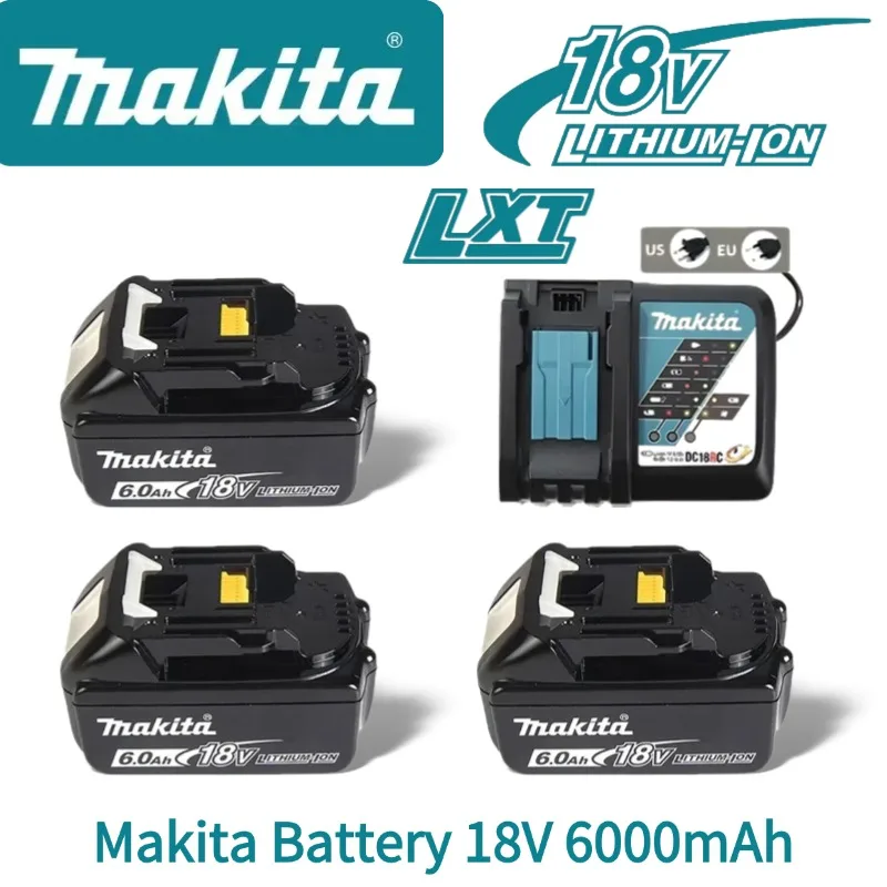 

Original makita 18 v battery BL1860 BL1850B BL1850 BL1840 screwdriver battery & charger 6.0ah Replacement Power Tool Batteries