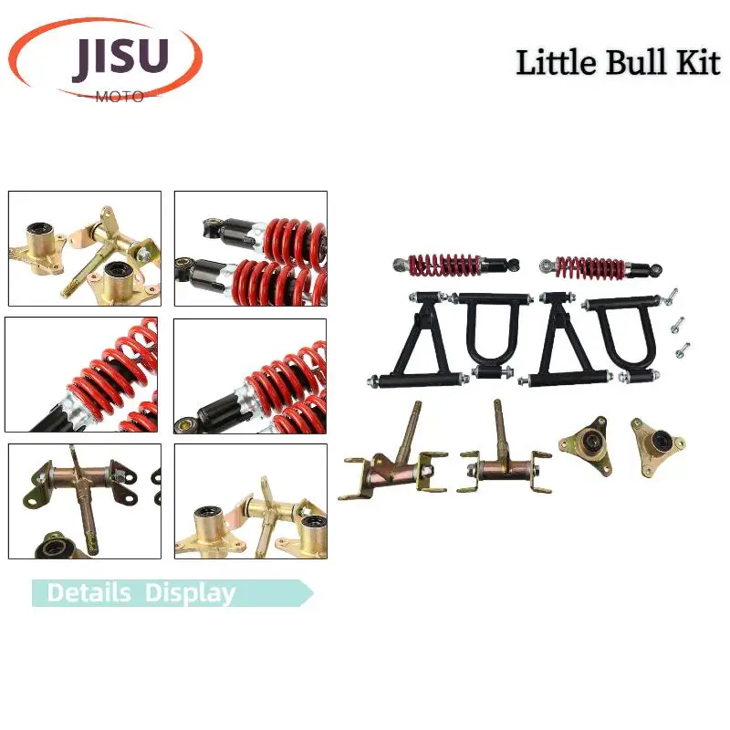 

Front Suspension Swingarm Assembly Reduce Vibration High Strength Upper and Lower Swingarm Fit for ATV for Quad Bike