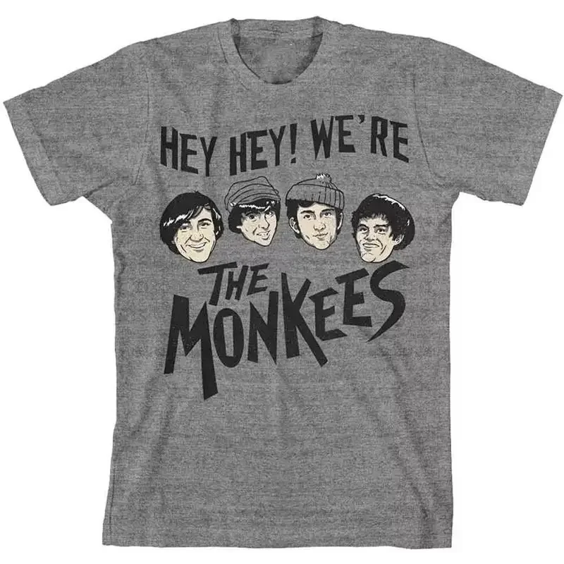 The Monkees Hey We Are Band T-Shirt in voller Größe S 5XL