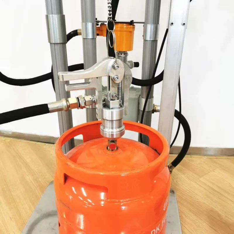 For 220V Electric LPG Interlocking Filling Scale Machine Explosion-Proof Self-closed Valve Cylinder Chemical Gear