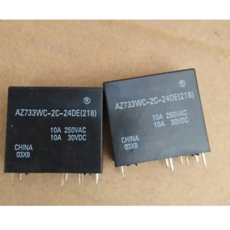 

Free shiping wholesale 10pcs/lot relay AZ733WC-2C-24DE