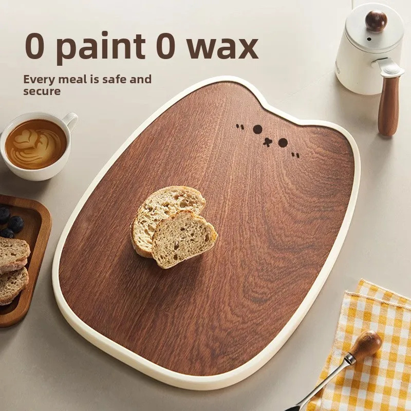 Food Grade Ebony Cartoon Cutting Board Thick Mildew Resistant Anti-Crack Bone Chopping Board