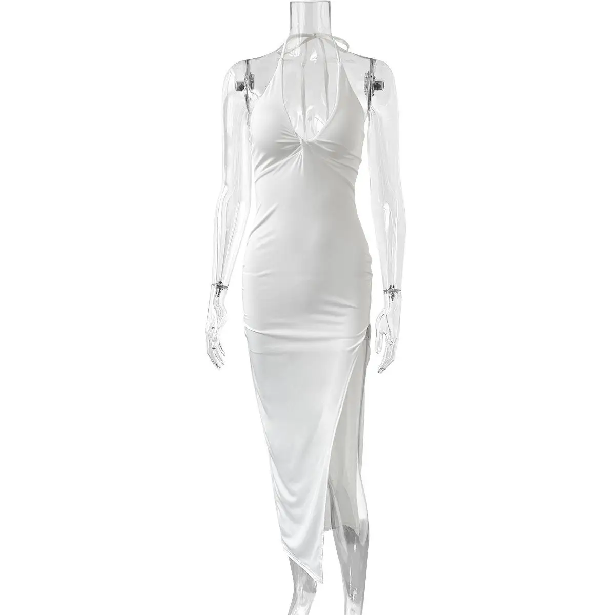 Sexy Bal fente ter Dr Faionable plissé minceur vêtements pour femmes Ele taille moyenne t-shirt Ciwalk Sle