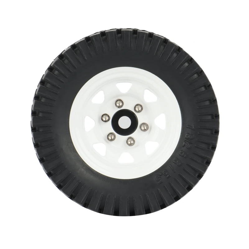 

rc 4PCS 1.55 Metal Beadlock Wheel Rim Tire Set for 1/10 RC Crawler Car Axial Jr 90069 D90 CC01 LC70 MST,1