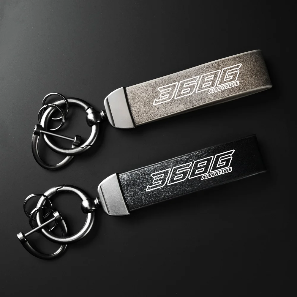 Für Zontes 368G Adventure 2025 2026 368 G Adv ZT368G Ultra HD Bedrucktes Logo Kohlefaser-Texturierter Halter Leder-Schlüsselanhänger