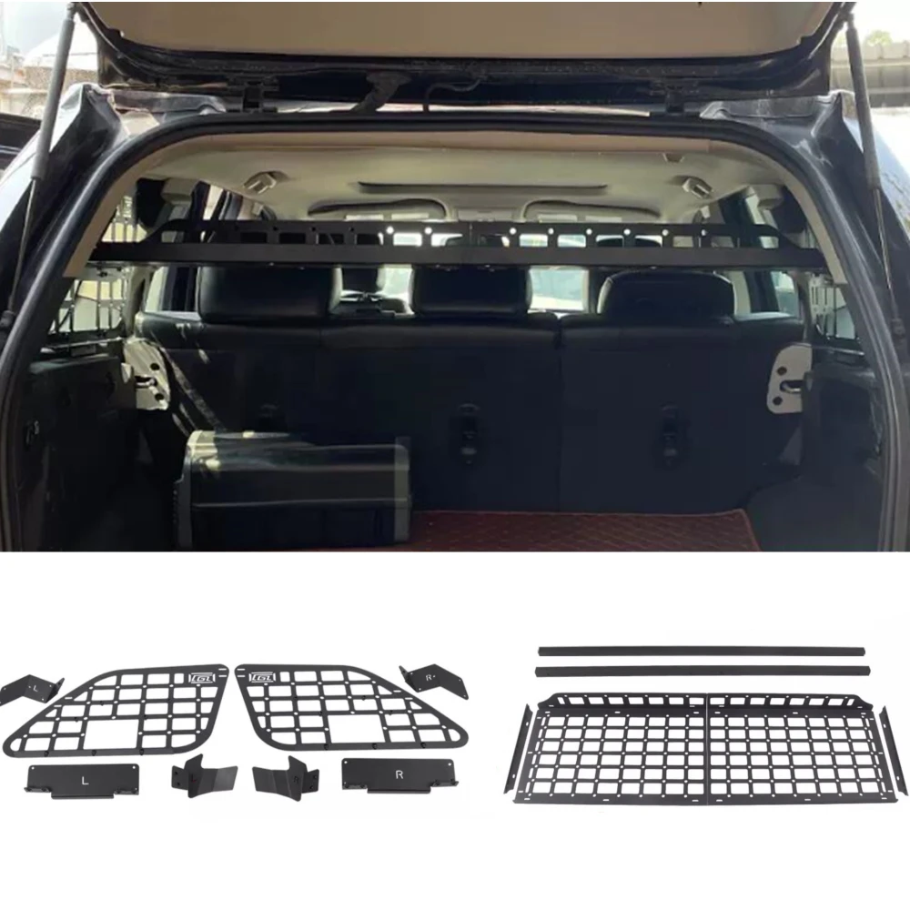 

Molle Panels Fit for Jeep Grand Cherokee WK 2005 2006 2007 2008 2009 2010 Rear Trunk Shelf Storage Racks Luggage Organizers