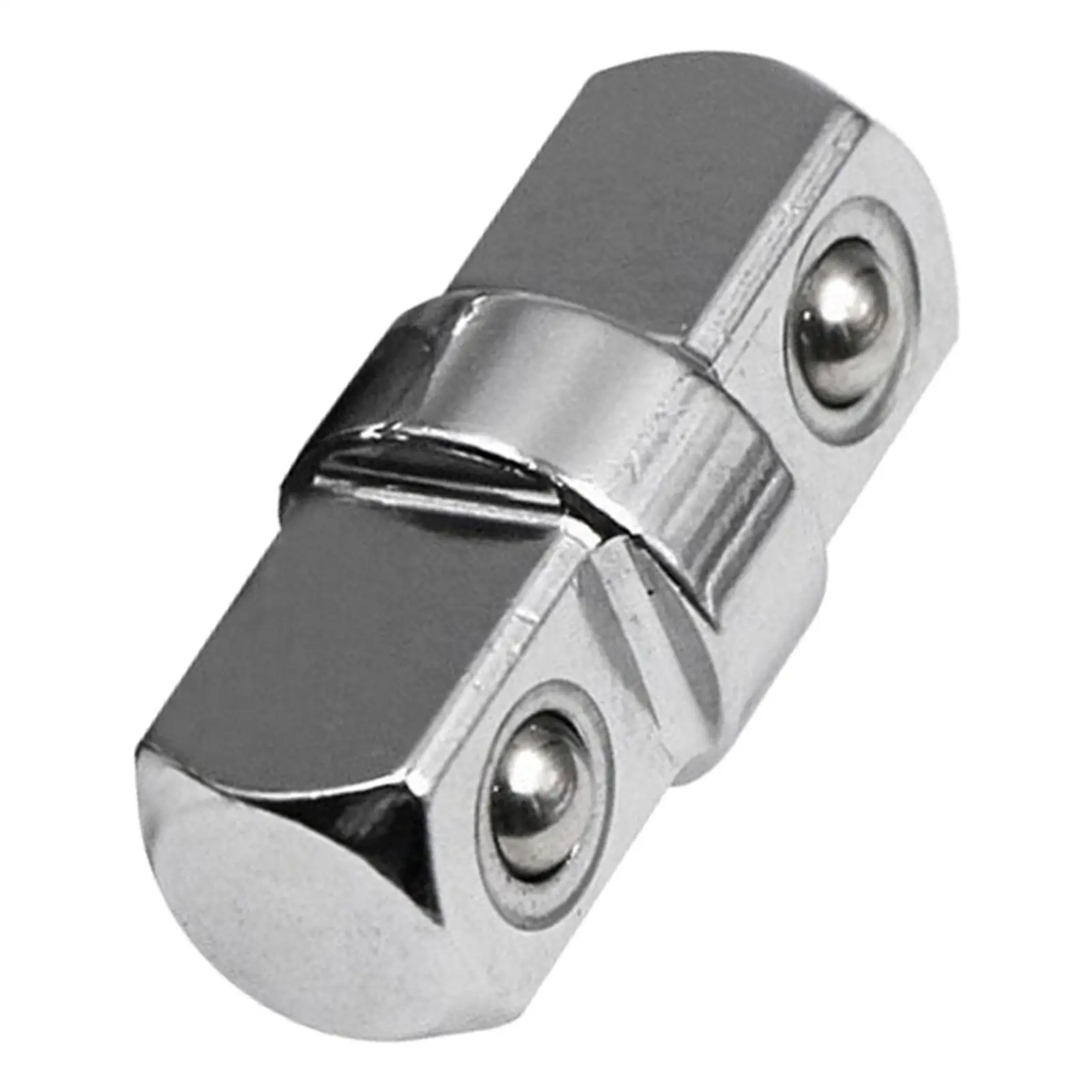 Universal 3/8 inch Joint Socket Adapter Double Headed Outer Square Repair Tool Sleeve Reducer Adapter Socket Tools Durable Steel