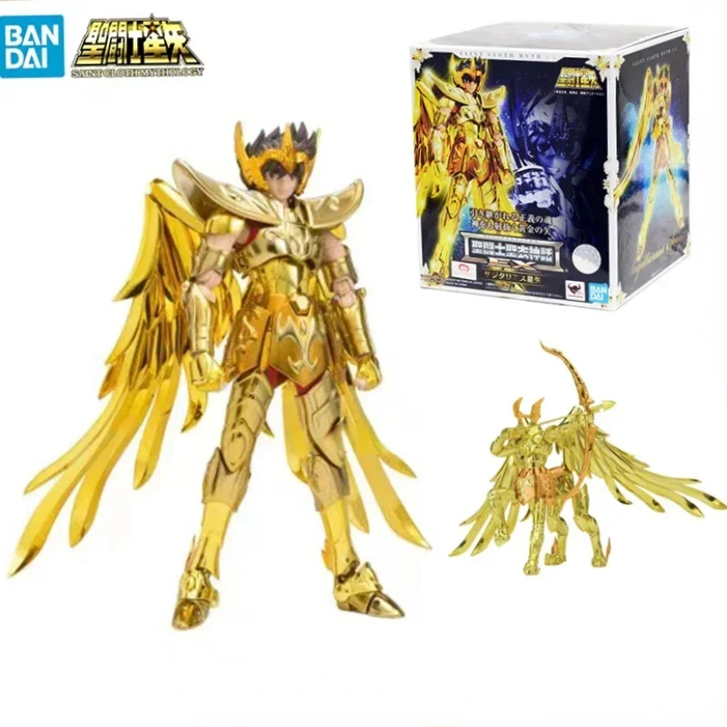 In Stock Original Bandai Saint Seiya EX Saint Cloth Myth Sagittarius Aiolos Seiya Movable Figure Toy Gift