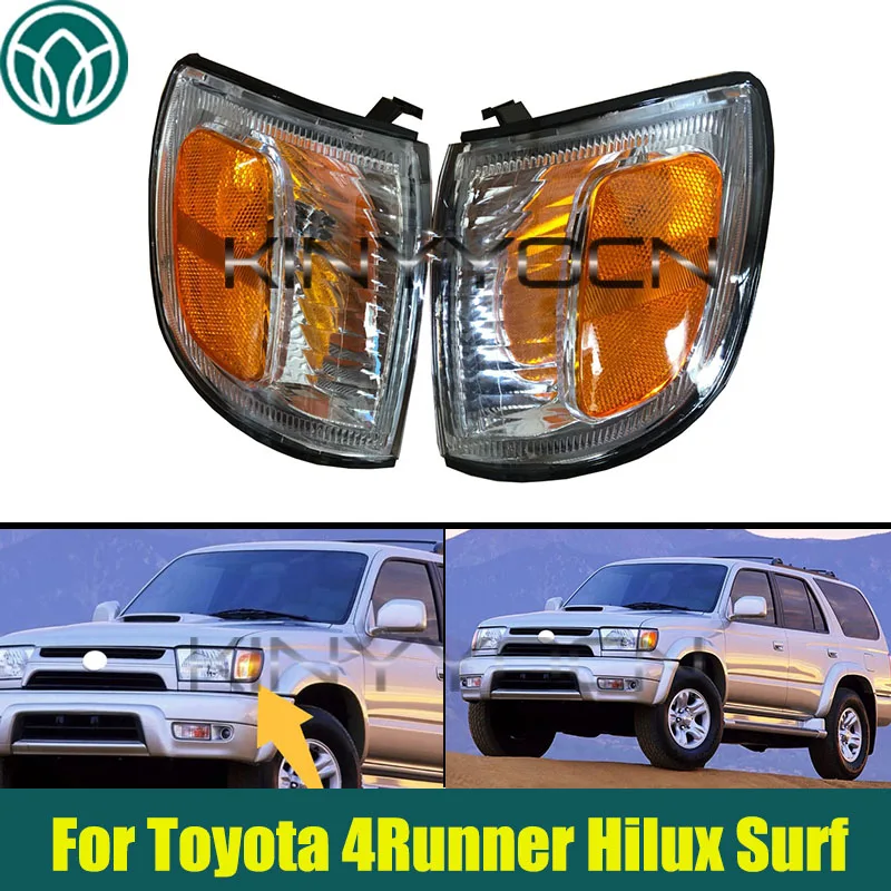 

1Pair Front Turn Signal Light Corner Lamp For Toyota 4runner Hilux Surf 1995-2002 Indicator Corner Light