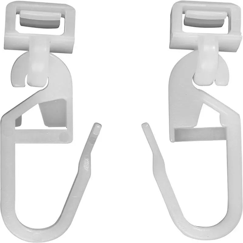 AT02-Silent Casters Curtain Track Pulley Curtain Pulley Hooks 34MM Curtain Pulley Hooks