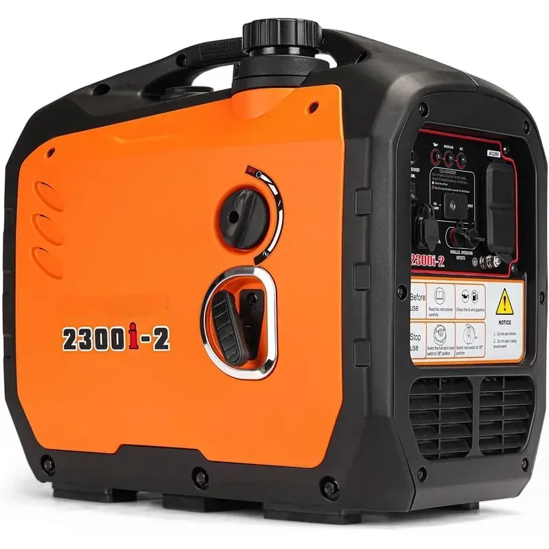 2300W Gasoline Inverter Generator - Portable, Quiet & Fuel-Efficient Power Solution for Home, Camping, RV & Emergency Use