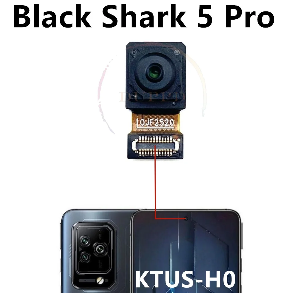 

Передняя и задняя камера для Xiaomi Black Shark 5 Pro 5RS 5Pro, передняя камера для селфи, широкий задний модуль, запасной модуль