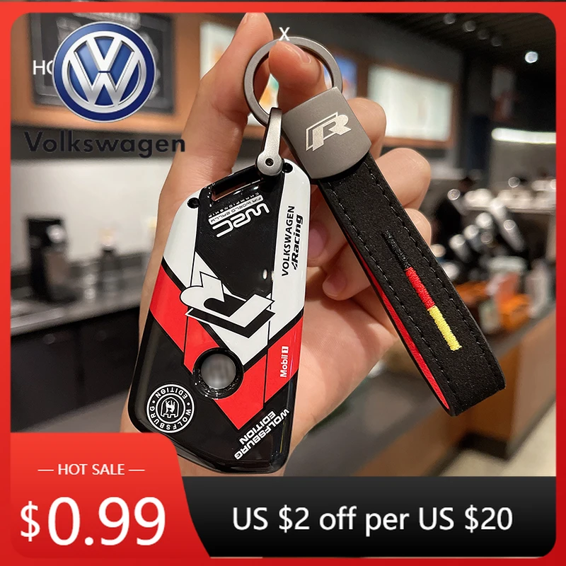 

Чехол для ключей от машины с подстаканниками для VW Volkswagen/Golf 8 MK8 ID.3 ID.4/Cupra/Skoda/Octavia A8/SEAT/Leon MK4 2020 2021/Formentor/