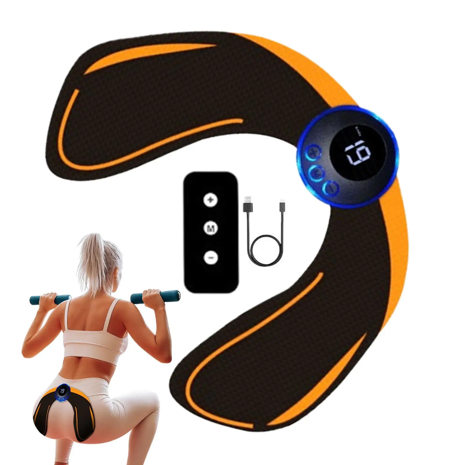 Intelligent Glute Stimulator Wireless Muscle Toner EMS Training Butt Lifter for Home Gym Travel Workout Toning Equipment Fitness