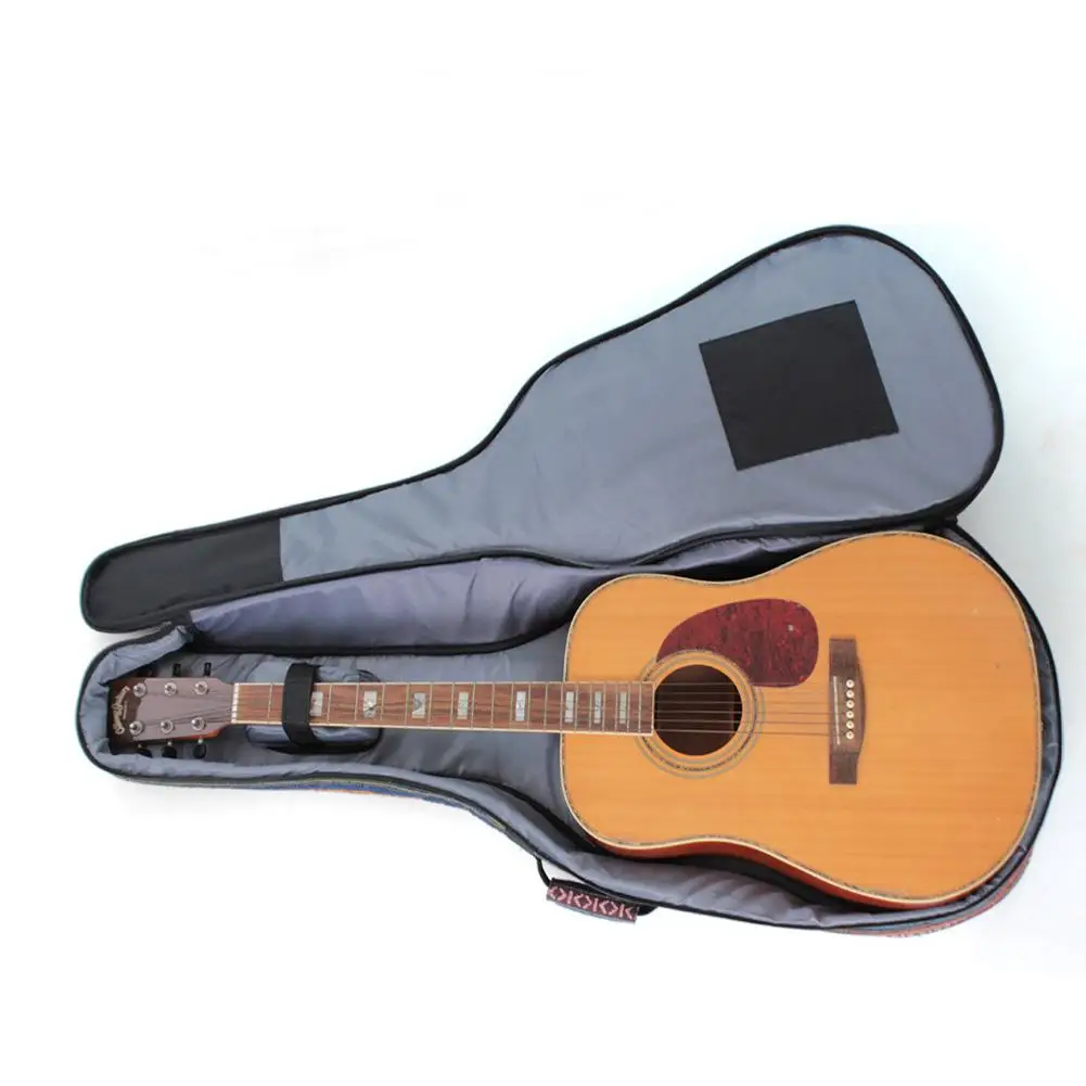 40/41 Inch Waterproof Electric Guitar Case Bag Vintage Knitting Classical Acoustic Guitar Oxford Fabric Backpack Carry Case