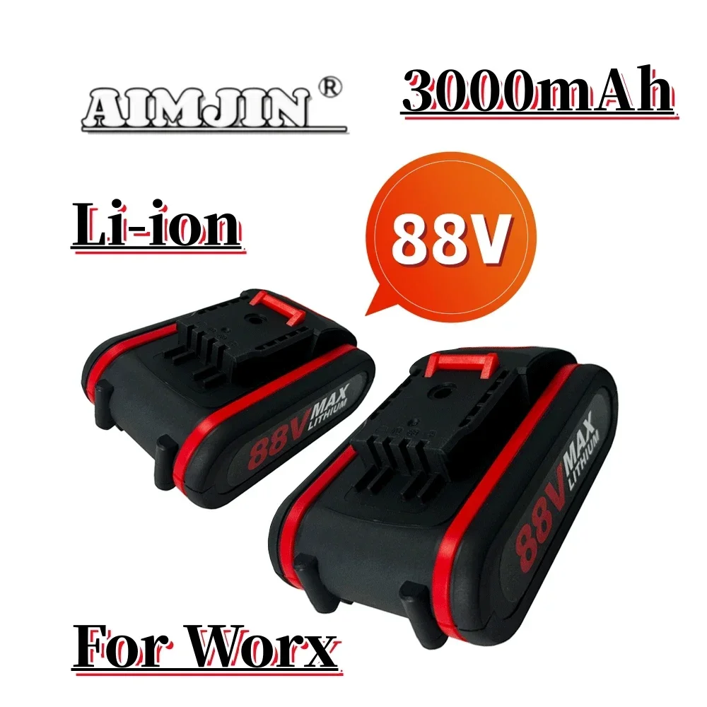 

3000mAh 88V Rechargeable Lithium Ion Battery For Worx Cordless Screwdriver Power Tools Replacement Battery