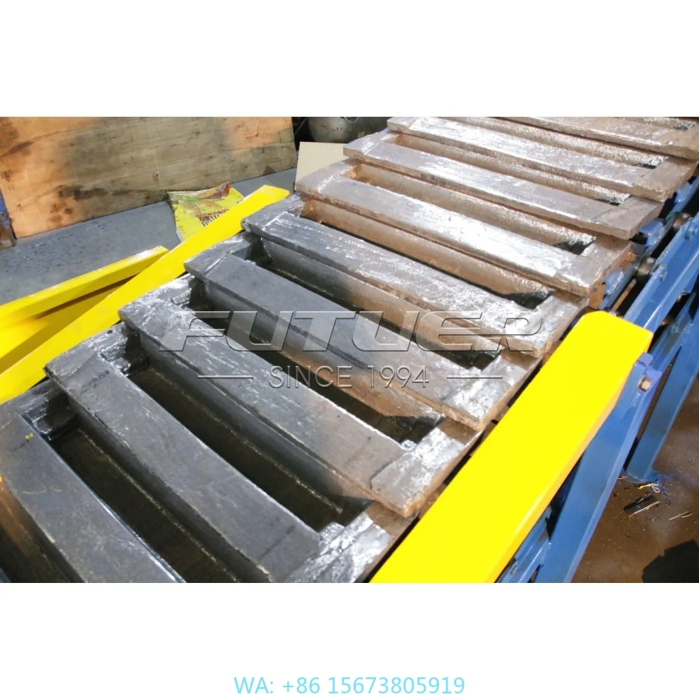 CE Approved Continuous Ingot Casting Line for Silver with Induction Furnace and Conveyor System
