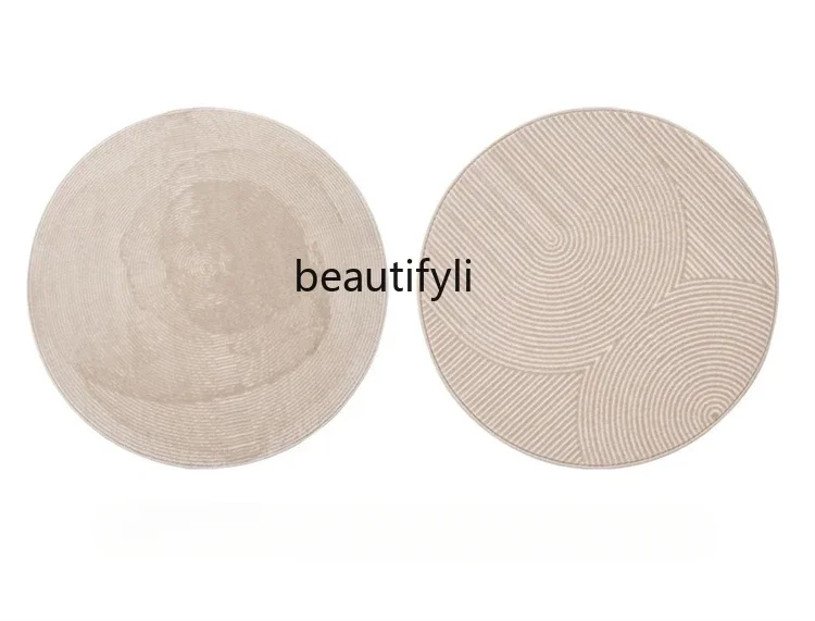 Round living room minimalist sofa coffee table blanket premium light luxury cloakroom floor mat bedroom carpet