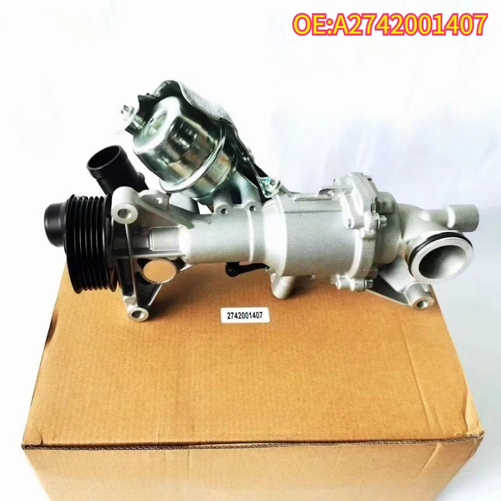 

High quality New For A2742001407 A2742000800 A2742000301 A2742000601 Water Pump For Mercedes Benz C300 C350EGLC300