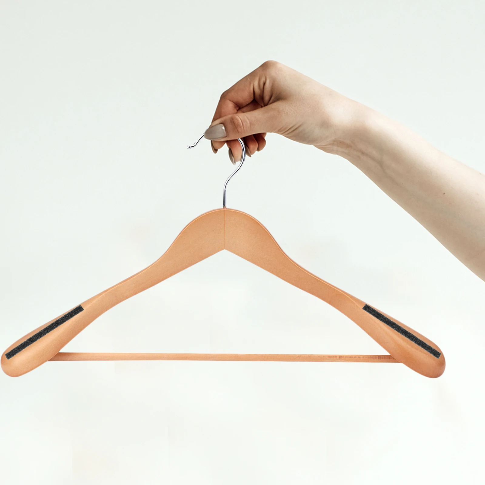 

492pcs Self Adhesive Non Slip Hanger Strips Sponge Material Clothes Hanger Grips Wardrobe Organization Home Supplies