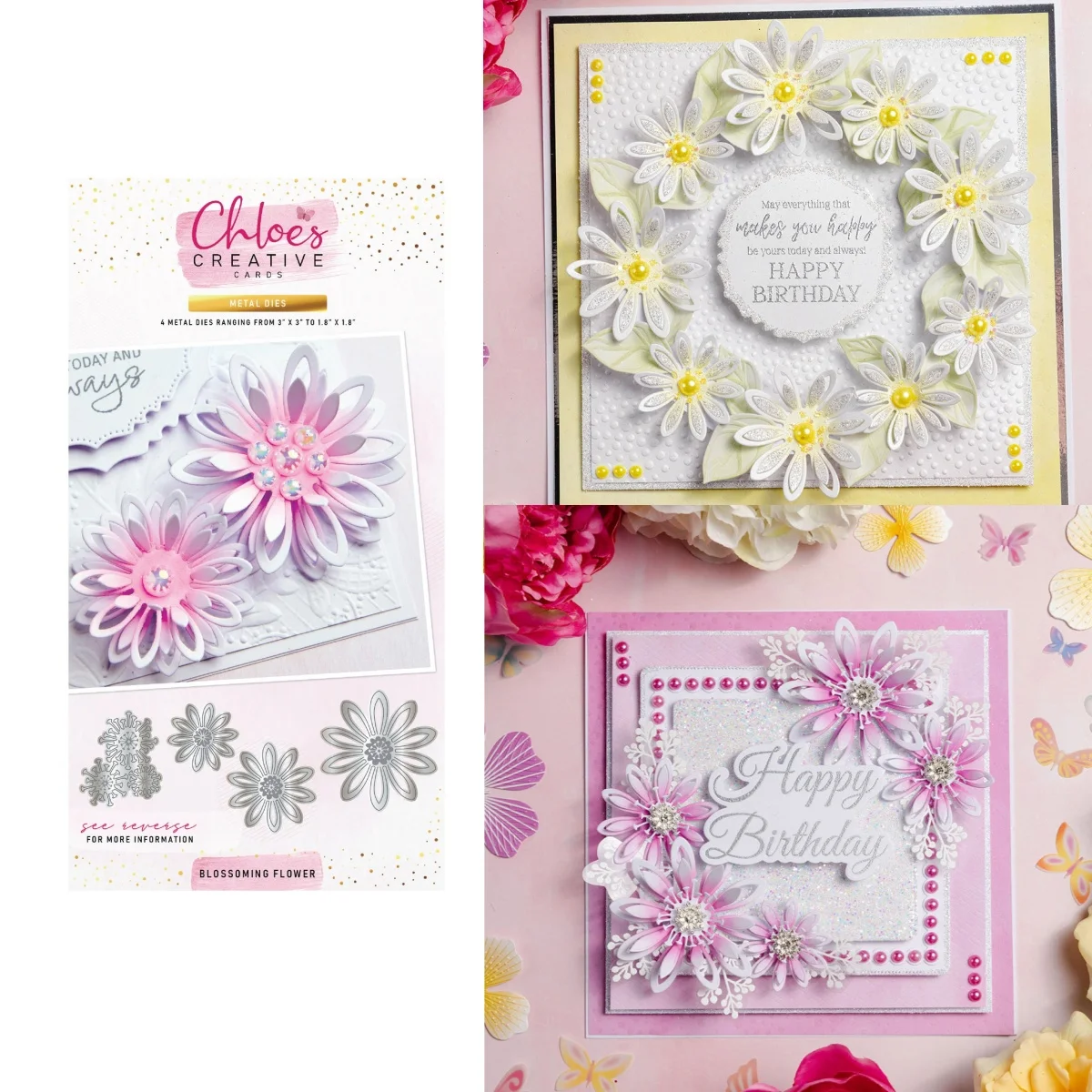 

Blossoming Flower Metal Cutting Dies for DIY Making Card Scrapbook Embossed Paper Album Craft Supplies Template Decoration