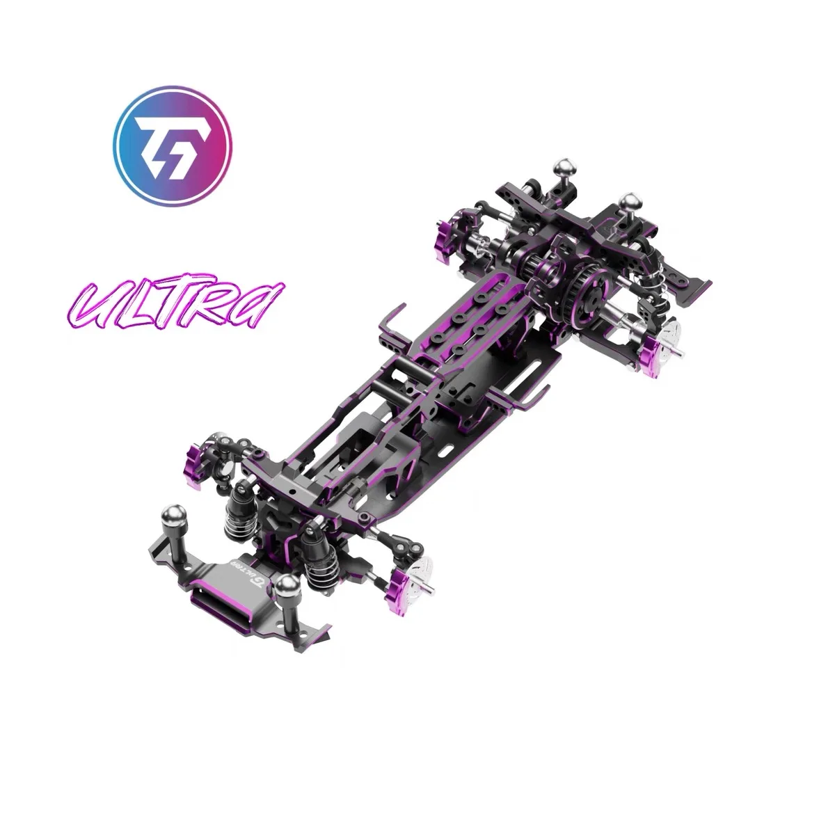 TG Super TGS Ultra RACING RWD Rear Drive Drift Racing RC Car Frame 1/24 1/28 Remote Control ( Assembled  version)