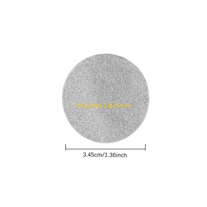 M7DF 200pcs/set 34.5mm الألومنيوم رقائق الختم أغطية ختم الحرارة لجراب القهوة