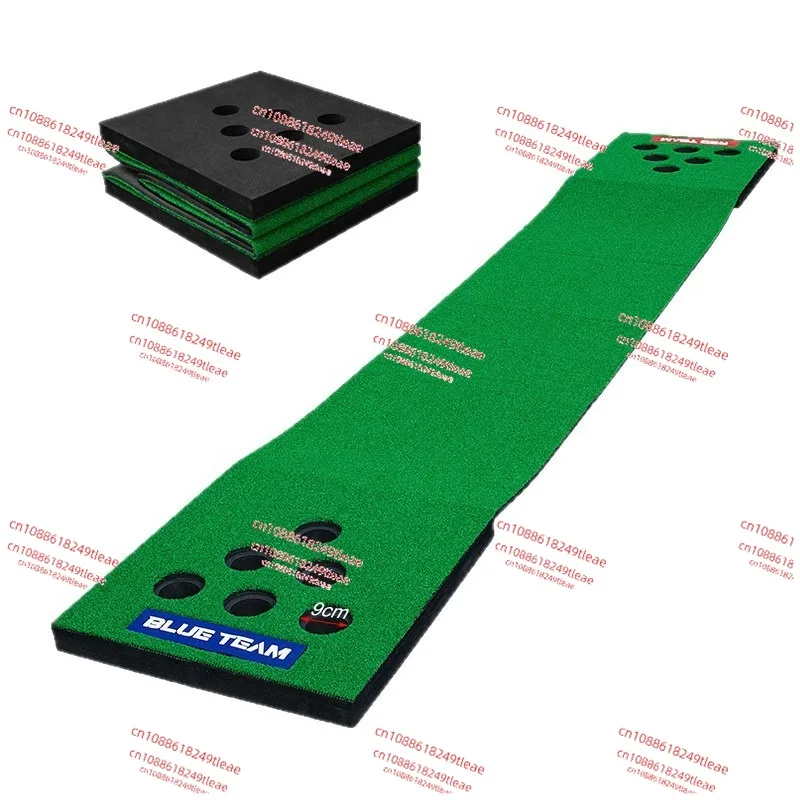 

Golf Putting Green Game Practice Mat Set Practicing Training Aids Gift for Indoor&Outdoor Party Backyard Use