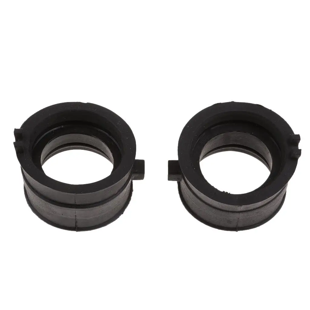 Rubber Carburetor Intake Manifold Boots Black Connector Adaptor for Honda Shadow VT600 750 Steed400 Motorcycle Parts