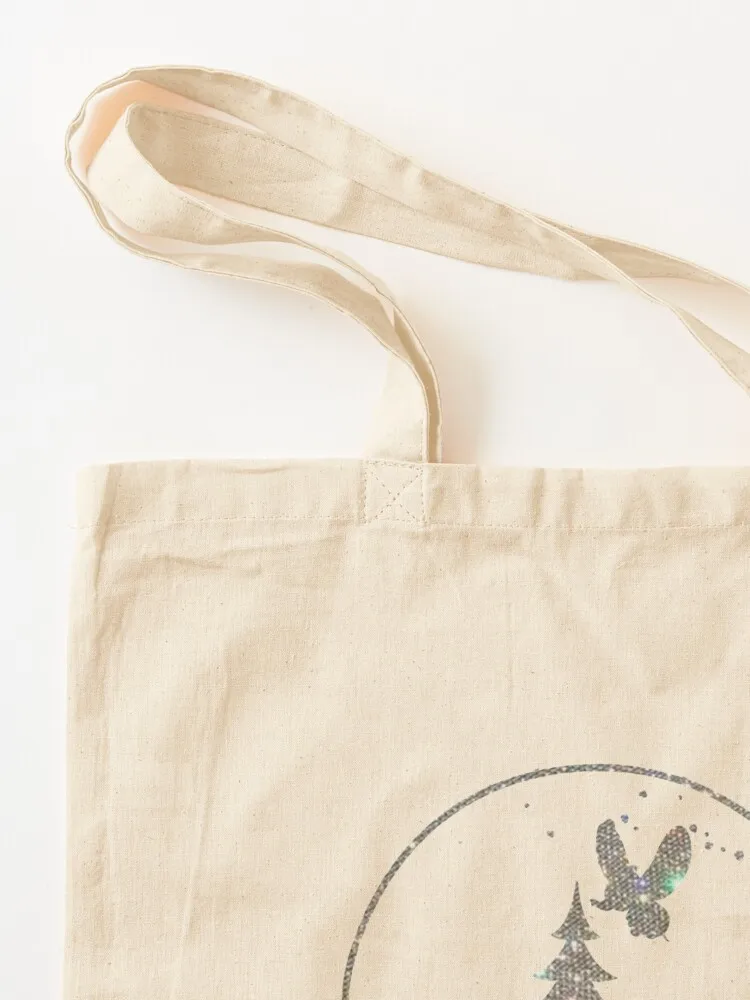 Snowglobe Elephant Tote Bag hand bag ladies eco bag folding Canvas stote large size bags