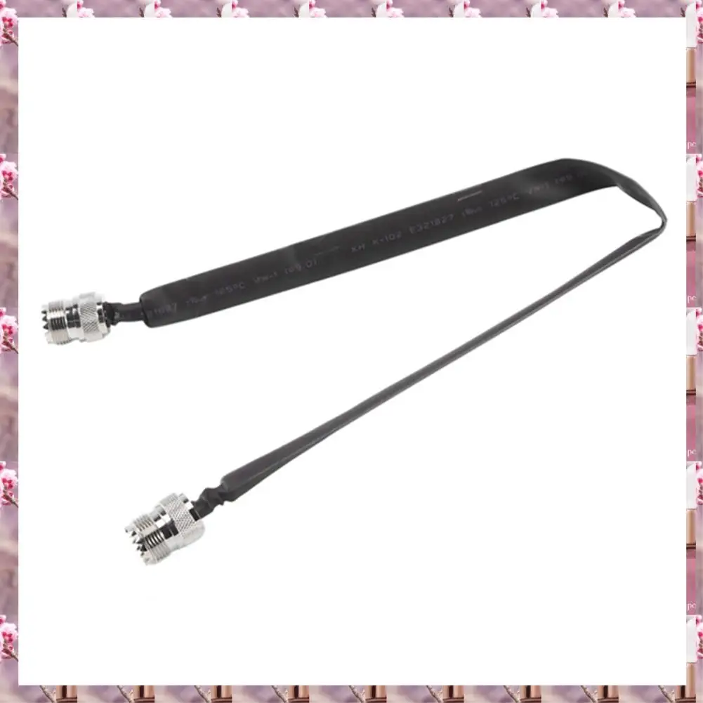 2025年 ドア/窓通過型 フラットRF同軸ケーブル SO239 UHFメス - UHFメス 50Ω RF同軸ピグテール延長コード、ドア/Wi-Fi用