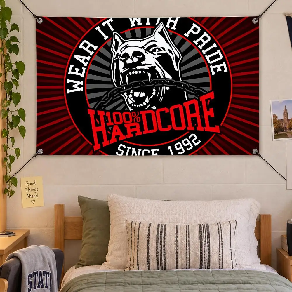 Anime Art 100 H-Hardcore Flags Decorative Flag Banner Indoor Bedroom Dorm Gaming Room Wall Party Club Decor Fan Gift