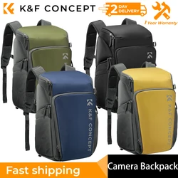 K&F Concept Professional Camera Bags for Photographers 25L Large Capacity Camera Case Waterproof Photography Camera Backpack