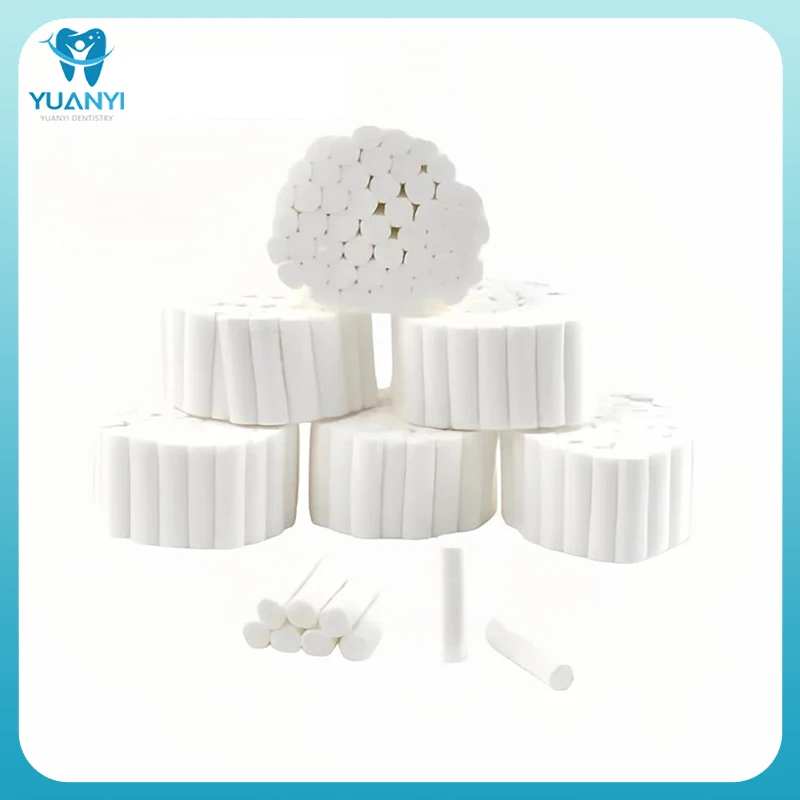 

100/200pcs Disposable Dental Medical Surgical Cotton Rolls Tooth Gem Whitening Cleaning High-purity Rolls Dental Consumables