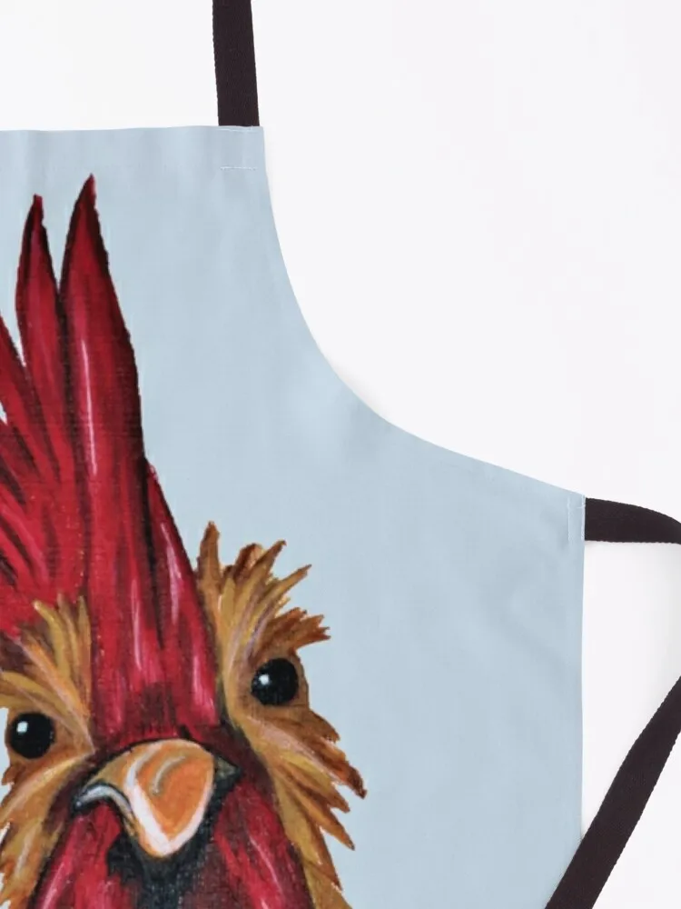 Rooster, Happy Chicken Apron funny kitchen apron