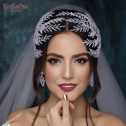 YouLaPan Bridal Headband Rhinestone Hair Jewelry for Women Tiaras Crystal Wedding Crown Bride Headwear Hair Accessories HP493