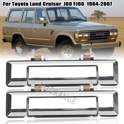 Outer Door Handle For Toyota Land Cruiser 60 70 series FJ70 FJ60  FJ76 FJ78 FJ79 1984-2006 2007 chrome car Accessories MZORANGE