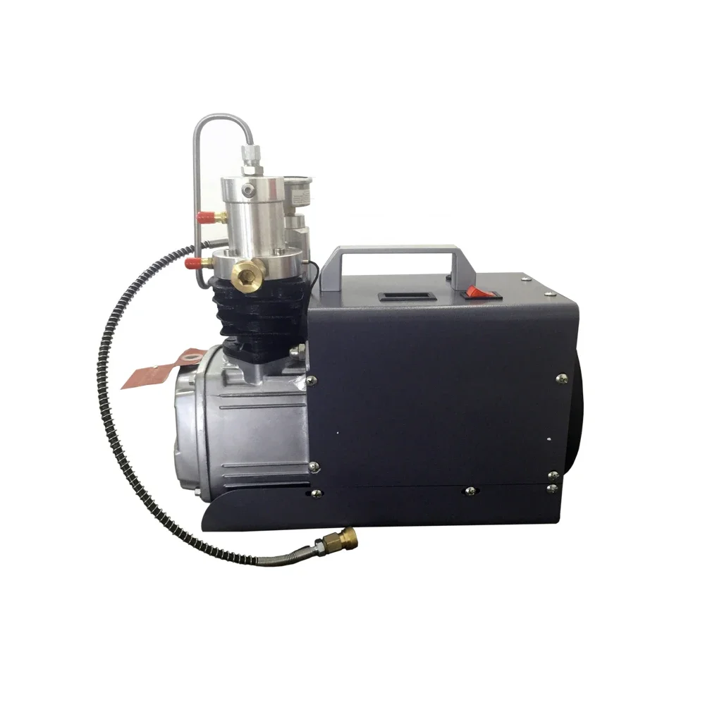 High Pressure 300bar/4500psi Portable Paintball Electric PCP Air Compressor Oil Piston Gear Motor Electric PCP Air Compressor