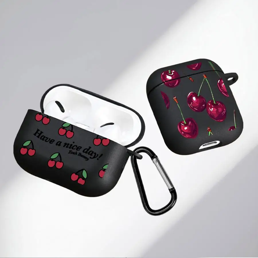 Retro Cherry Earphone Cases Cover Case For Airpods Pro Pro3 2 4 3 1 Pro2