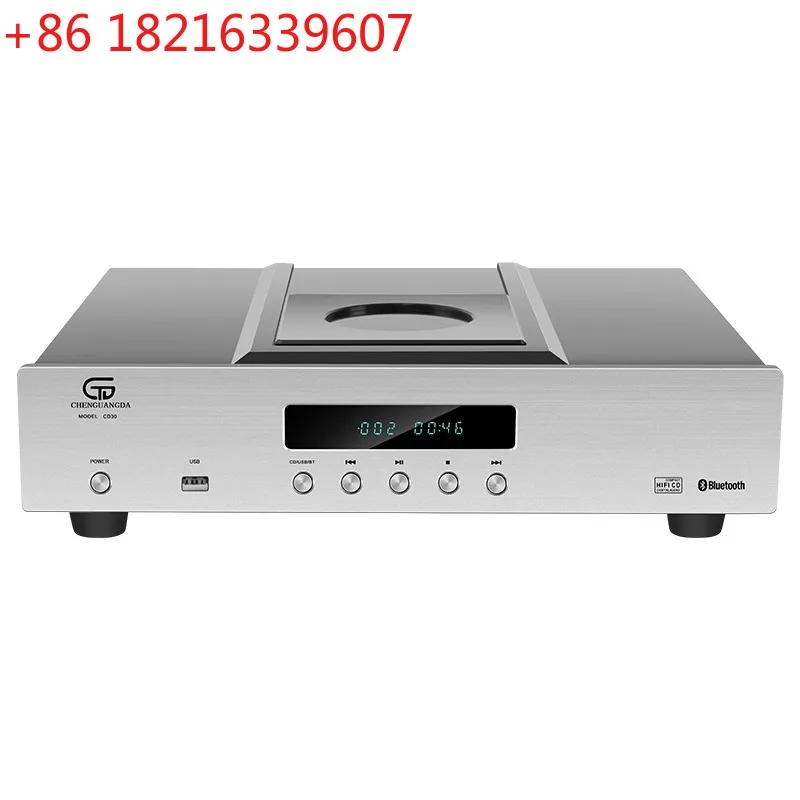 YAO Flagship HIFI CD Player ESS9038Q2M DAC Wireless Bluetooth Fully Balanced OPA2604 OpAmp CD Music Turntable Toroidal Transform