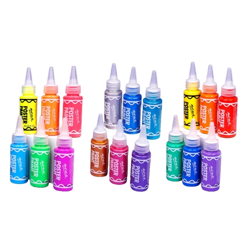 

60ml/Bottle Squeeze Paint for Finger Painting Sponge Painting Dropship