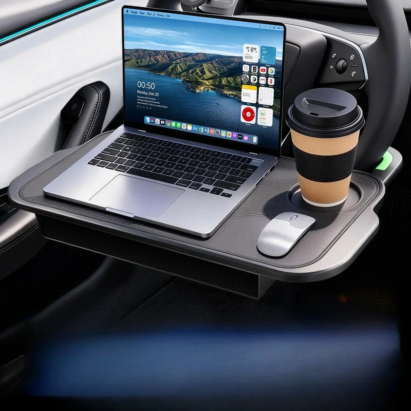 for Laptop Food Drink Holder Steers Wheels Desk Temporary Dining Table Board Car Steering Wheel Table Universal Tray