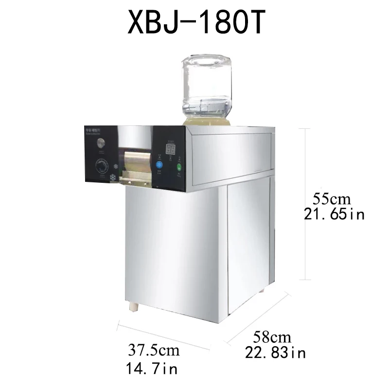 풀 오토매틱 메인 메인 아이스 머신 소형 눈꽃 빙수 전기 상업용 스무디 성형기 밀크티 샵
