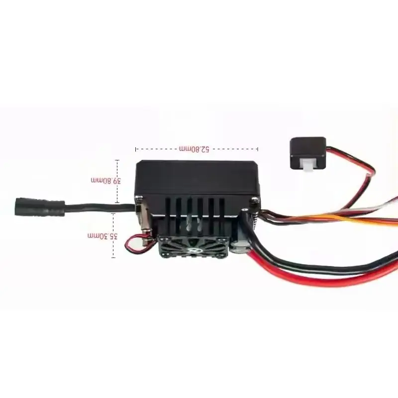 AAAA E10 140A 2-4S Lipo Sensored Brushless ESC for 1/10 RC Model Car Buggy Truck Accessories