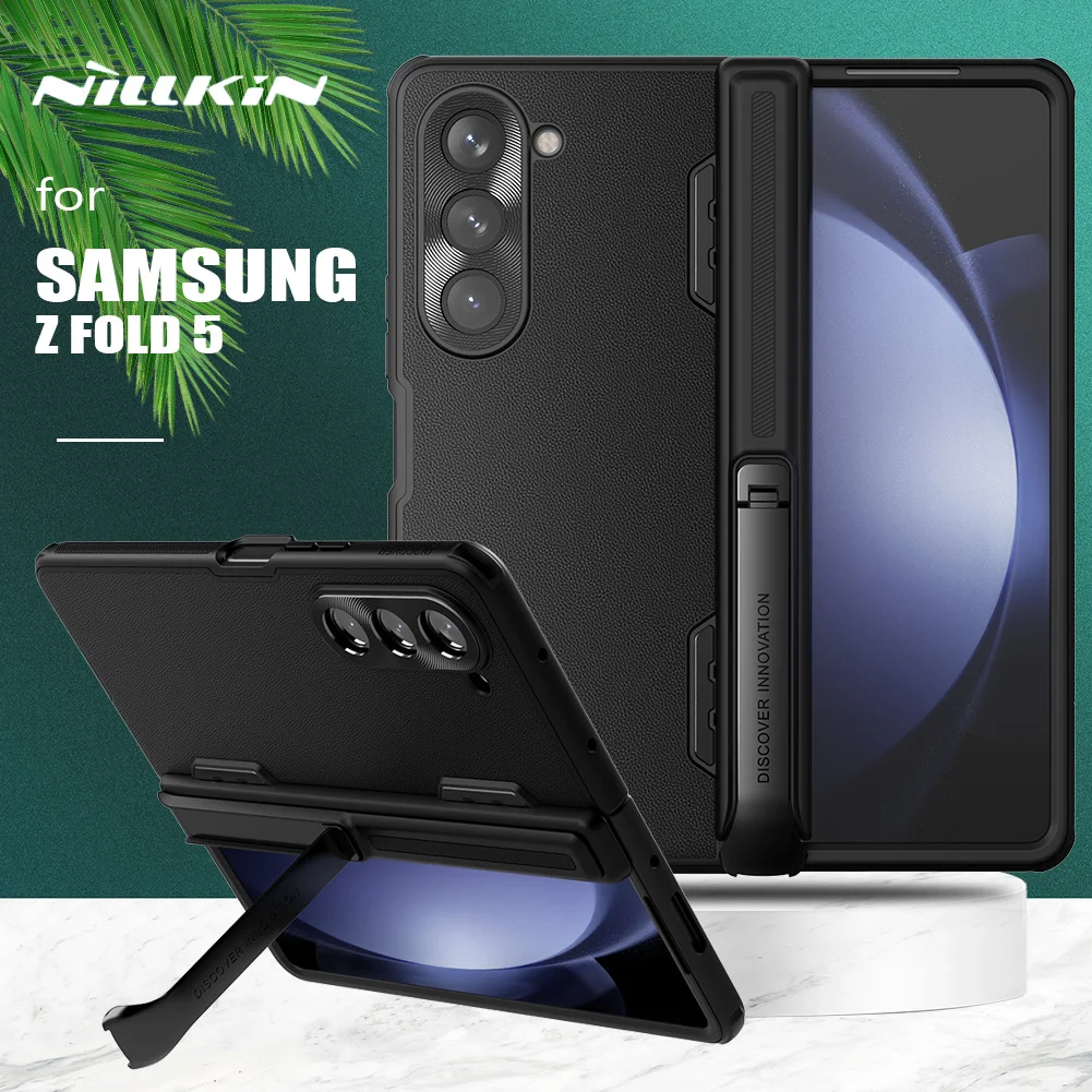 

for Samsung Galaxy Z Fold 5 5G Case Nillkin Camshield Fold Leather Case with Stand Cover for Samsung Galaxy Z Fold 5 Case