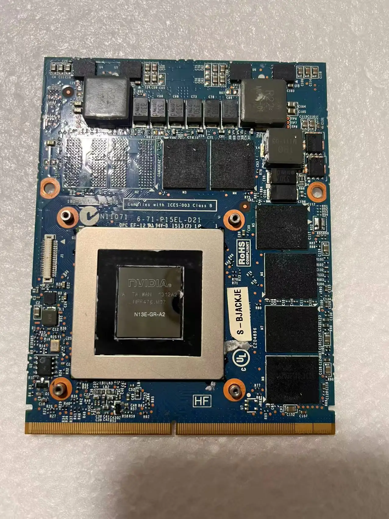 gtx670m N13E-GR-A2 For  X510 P15EL test ok