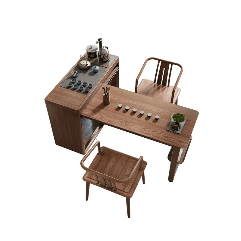 

Новый балконный чайный столик и стул в китайском стиле, современная простая многофункциональная маленькая квартира