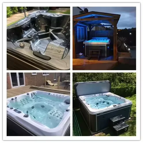 Factory Price Hot Sales 5 People Hot Tub Bathtub Whirlpools Wholesale Spa for Outdoor